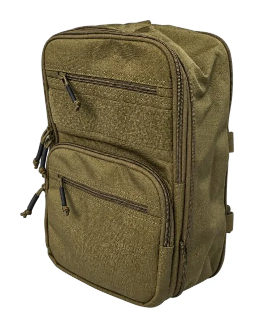 Compact vest-mounted tactical backpack in Ranger Green