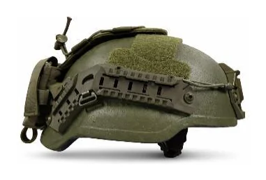 Tactical ballistic helmet, medium cut, in Ranger Green