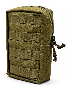 General-purpose utility pouch with MOLLE webbing